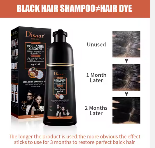 Champoing colorant noir